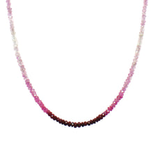 Natural Ruby Rondelle Facet Cut Beads Precious Necklace