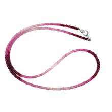 Natural Ruby Rondelle Facet Cut Beads Precious Necklace