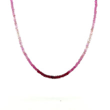 Natural Ruby Rondelle Facet Cut Beads Precious Necklace