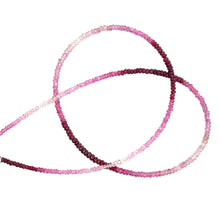 Natural Ruby Rondelle Facet Cut Beads Precious Necklace