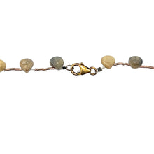 Natural Sapphire Heart Briolette Bead Gemstone Necklace Jewelry