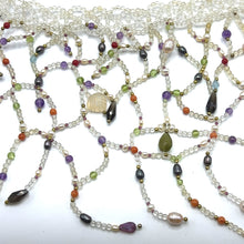 Natural Semiprecious Mix & Peridot Gemstone Necklace