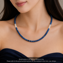 Natural Shaded Blue Sapphire Rondelle Facet Cut Beads Precious Necklace