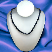 Natural Silver Sunstone Plain Ball Semiprecious Necklace