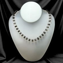 Natural Smoky Quartz Briolette Drop Beads Semiprecious Necklace - Necklace