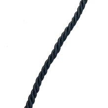 Natural Sodalite Gemstone Pendant Necklace 21mm Bar Shape Smooth Luster with Black Twisted Cord Worn For Powerful