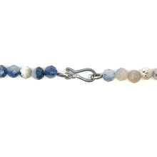 Natural Sodalite Necklace | Round 6mm Cut Gemstone Beads | 16.5 Inch Handmade Jewelry - Necklace