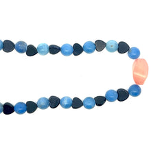 Natural Sodalite, Sunstone, Rose Quartz Healing Chakras Necklace