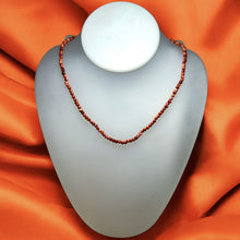 Natural Brown Sunstone Plain Ball Semiprecious Necklace
