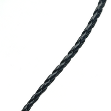 Natural Swiss Blue Topaz Gemstone 10mm Drop Shape Pendant With Black Twisted Cord Necklace Associated With Clarity Calm