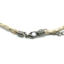 Natural Swiss Blue Topaz Pendant Gemstone 10mm Drop Shape With White Twisted Cord Necklace Associated With Clarity