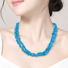Natural Turquoise Necklace Chips Plain Smooth Cut 9x4mm VS Clarity Tiffany Blue Color Loose Gemstone Necklace