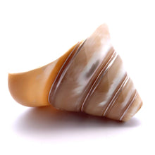 Original Moti Shank Pearl Conch Shankha 100x90mm Mother of Pearl White Shell