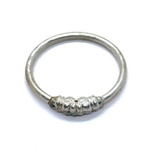 Ornate Textured German Silver Beaded Kada Set for Babies for Naming Ceremonies & Cultural Wear - Bracelet