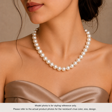 Pearl Chic White Plain Birthstone Jewelry Necklace