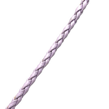 Pendant Light Green Drop Shape 16mm Glass Stone With Purple Twisted Cord Necklace Inspired By Fresh Uplifting Color