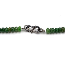 Peridot Natural, Tsavorite, Black Tourmaline, and Spessartite Garnet Necklace