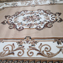 Persian Rectangle Berber Cream Floral Mid-Century 5.25x7ft Rug