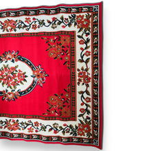 Persian Renaissance Carpet Rectangle Red Medallion  5.25x7 ft Rug