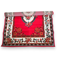 Persian Renaissance Carpet Rectangle Red Medallion  5.25x7 ft Rug