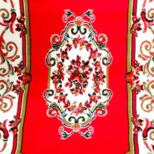Persian Style Carpet Rectangle Red Textured Design 6x10ft Rug