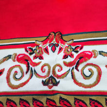 Persian Style Carpet Rectangle Red Textured Design 6x10ft Rug