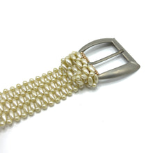 Handcrafted Petite Freshwater Pearl Buckled Belt Unique Giftware