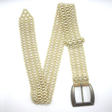 Handcrafted Petite Freshwater Pearl Buckled Belt Unique Giftware