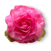 Handmade Brooch Boutonniere Unique Fish Scales Pink Rose Florals