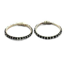 Premium German Silver Baby Black Bead Kada Set – Lightweight & Adjustable Infant Jewelry Gift - Bracelet