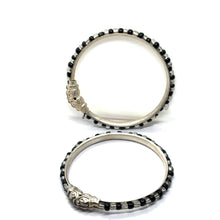 Premium German Silver Baby Black Bead Kada Set – Lightweight & Adjustable Infant Jewelry Gift - Bracelet