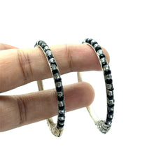Premium German Silver Baby Black Bead Kada Set – Lightweight & Adjustable Infant Jewelry Gift - Bracelet
