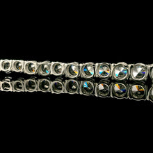 Premium White Cubic Zirconia Tennis Necklace | 925 Sterling Silver 4-8mm Round Excellent Quality Zirconia Stones 18