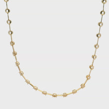 18K Yellow Gold Station Necklace Mounting