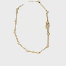 18K Yellow Gold Tennis Design Bracelet Mounting