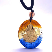 Gold 24K Hallmarked Goddess Lakshmi Pendant Necklace – Divine Temple Jewellery for Wealth, Blessings & Protection - Vibrant Glazed Finish with Sacred Black Thread Auspicious Gift for Luck & Prosperity