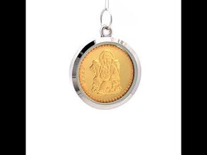 Tri-Dhatu Ganesh Lakshmi Pendant – Handcrafted Hindu Religious Talisman in Gold, Silver & Copper for Prosperity, Wisdom & Sacred Blessings Gift