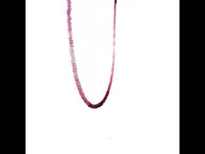 Natural Ruby Rondelle Facet Cut Beads Precious Necklace