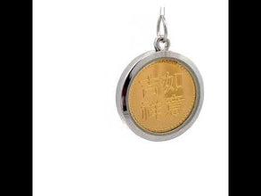 Year of the Dragon Tri-Dhatu Pendant – Handcrafted Chinese Zodiac Talisman in Gold, Silver & Copper for Power, Luck & Celestial Energy Gift