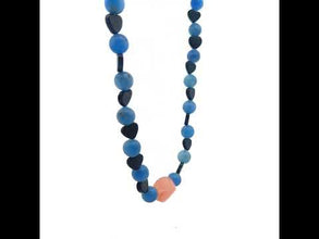 Natural Sodalite, Sunstone, Rose Quartz Healing Chakras Necklace