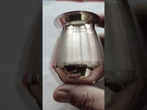 Handcrafted 999 Silver Kalash 45 Gram Tumbler | Traditional Religious Vessel Giftware