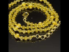 Adjustable 925 Sterling Silver Station Necklace with Natural Citrine 4mm Faceted Rondelle Beaded Gemstone Gold Charms Abundance Stone