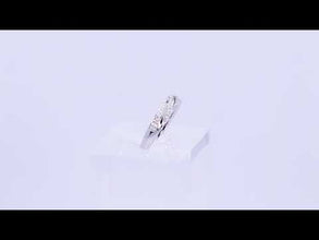 18K White Gold Twisted Diamond Band | Pavé-Set Bypass Ring | Modern Crossover Design Jewelry