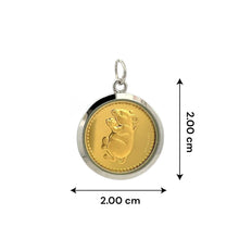 Rat Zodiac Chinese Auspicious Pendant – Handcrafted Tri-Dhatu Talisman in Gold Silver & Copper for Intelligence