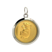 Rat Zodiac Chinese Auspicious Pendant – Handcrafted Tri-Dhatu Talisman in Gold Silver & Copper for Intelligence