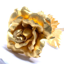 Rose 24K Gold Foil Long Stem Handcraft Floral Leaves Special Eternal Love Keepsake Gift - Gold Foil