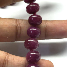 Ruby Gemstone Necklace | Smooth 10–11mm Rondelle Beads 81 Pcs 728.34 Carats | Rich Crimson Red VVS Clarity | 27 Inch