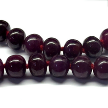 Ruby Opera Necklace | Smooth 10–11mm Rondelle Beads 74 Pcs 772.27 Carats | Crimson Red VVS Clarity | 27 Inch Natural
