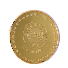 Sai Baba 24K Gold Plated Swiss Coin – Sacred Keepsake of Faith Healing Energy & Divine Guidance - Coins
