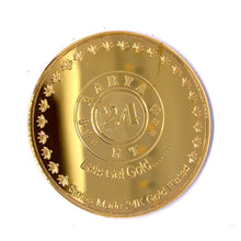Shrinathji 24K Gold Plated God Coin – Swiss Made Sacred Blessing for Devotion Wealth & Harmony - Coins